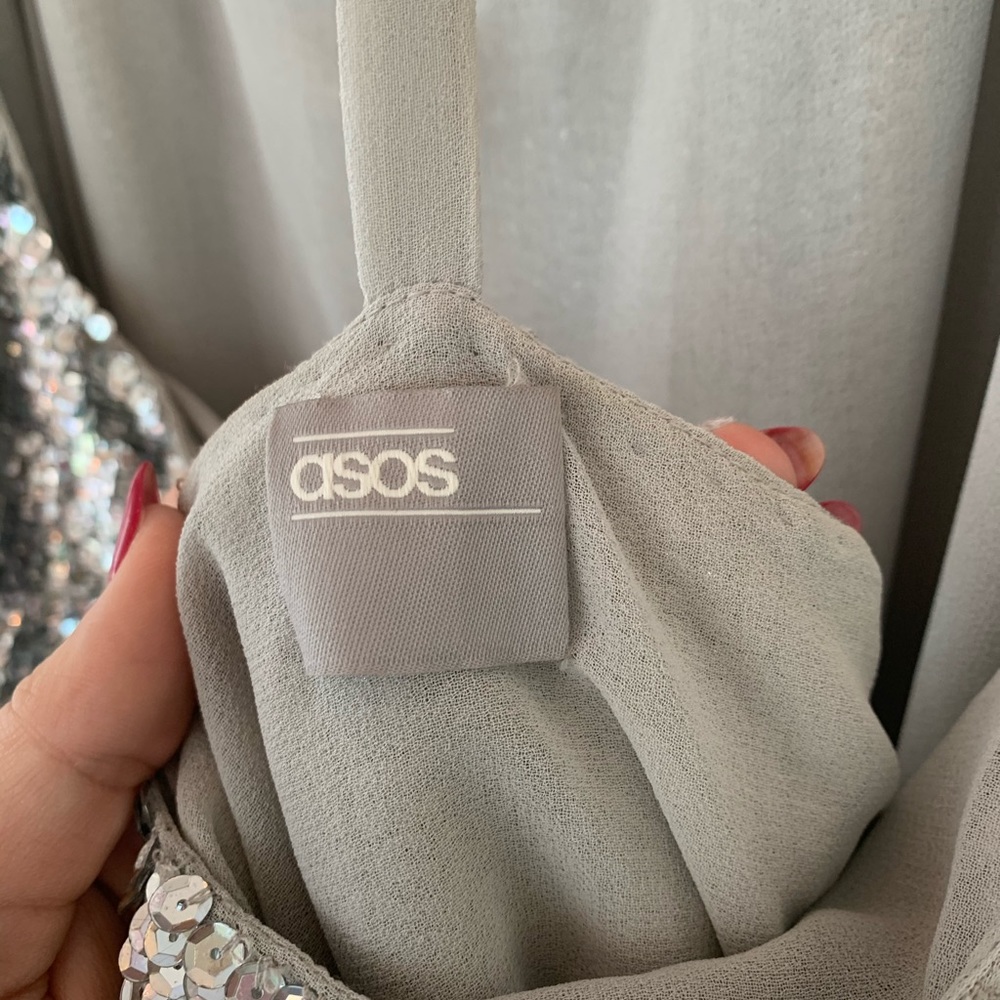 ASOS silver sequin top - Picture 4 of 6